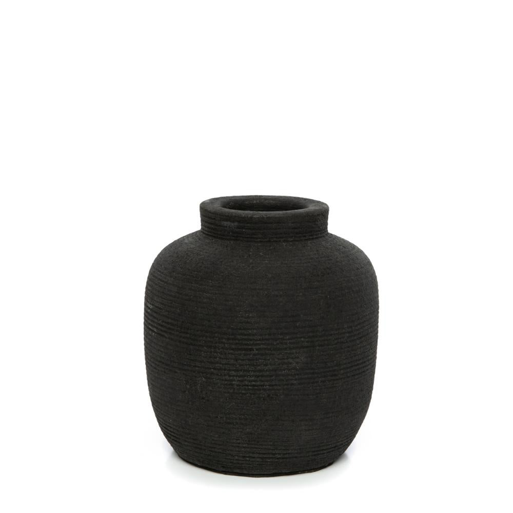 THE PEAKY Vase small black
