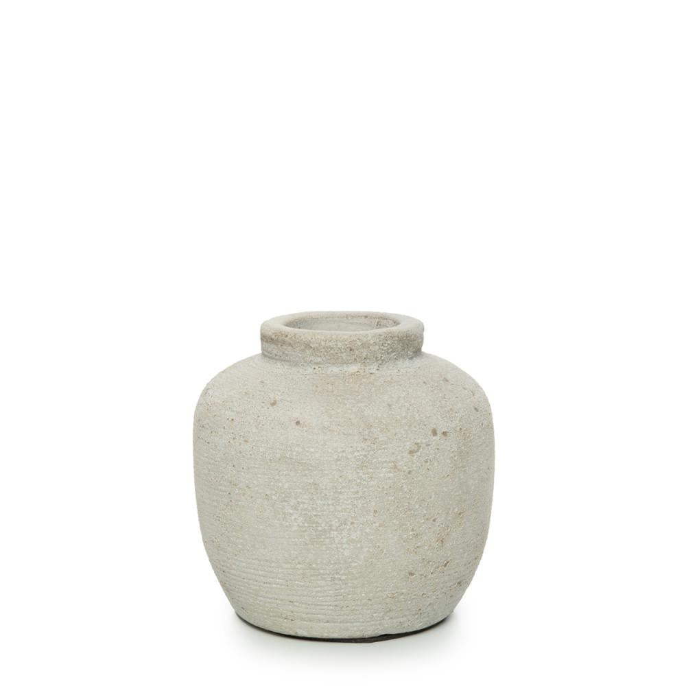 THE PEAKY Vase white small