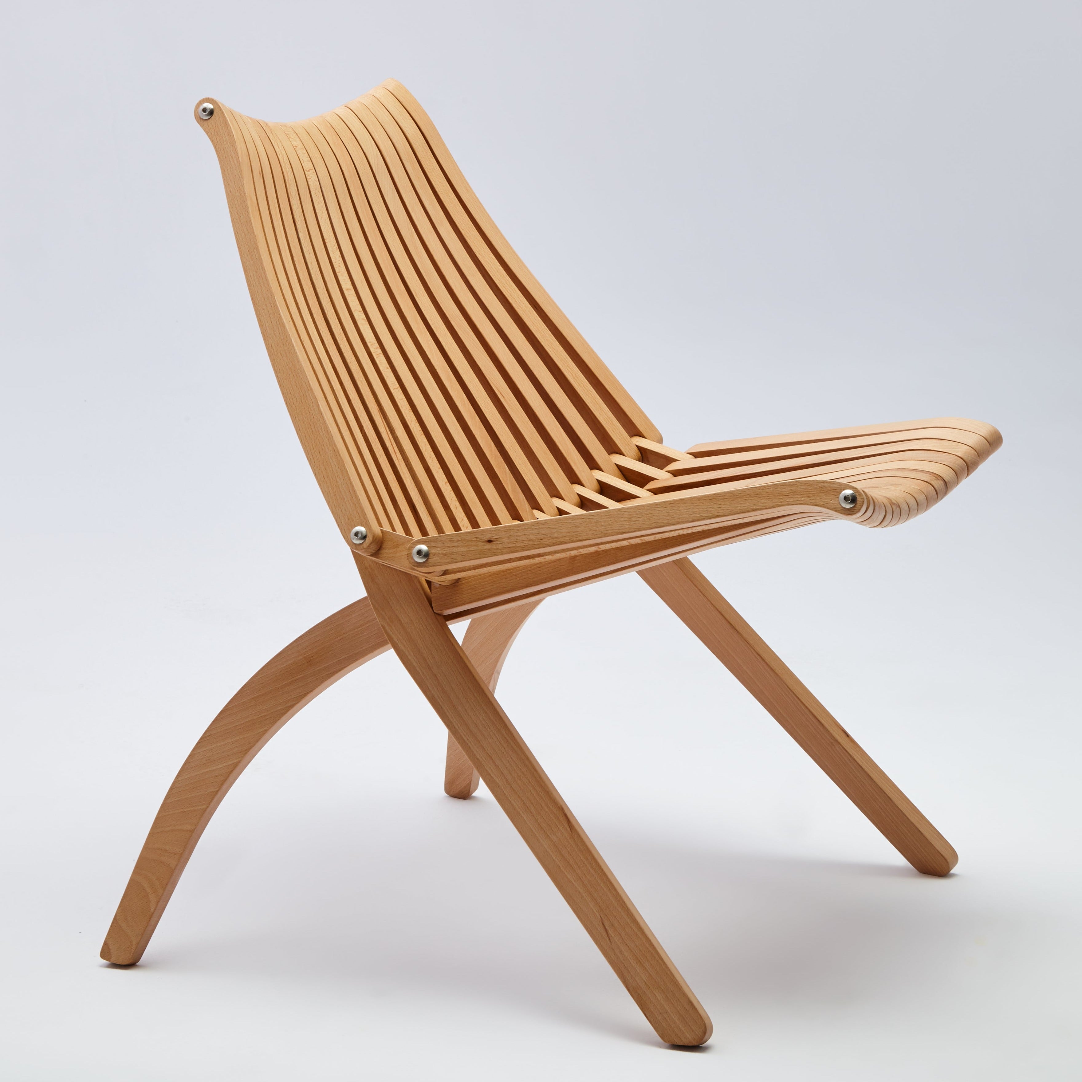 LOTOS Chair beech wood side view