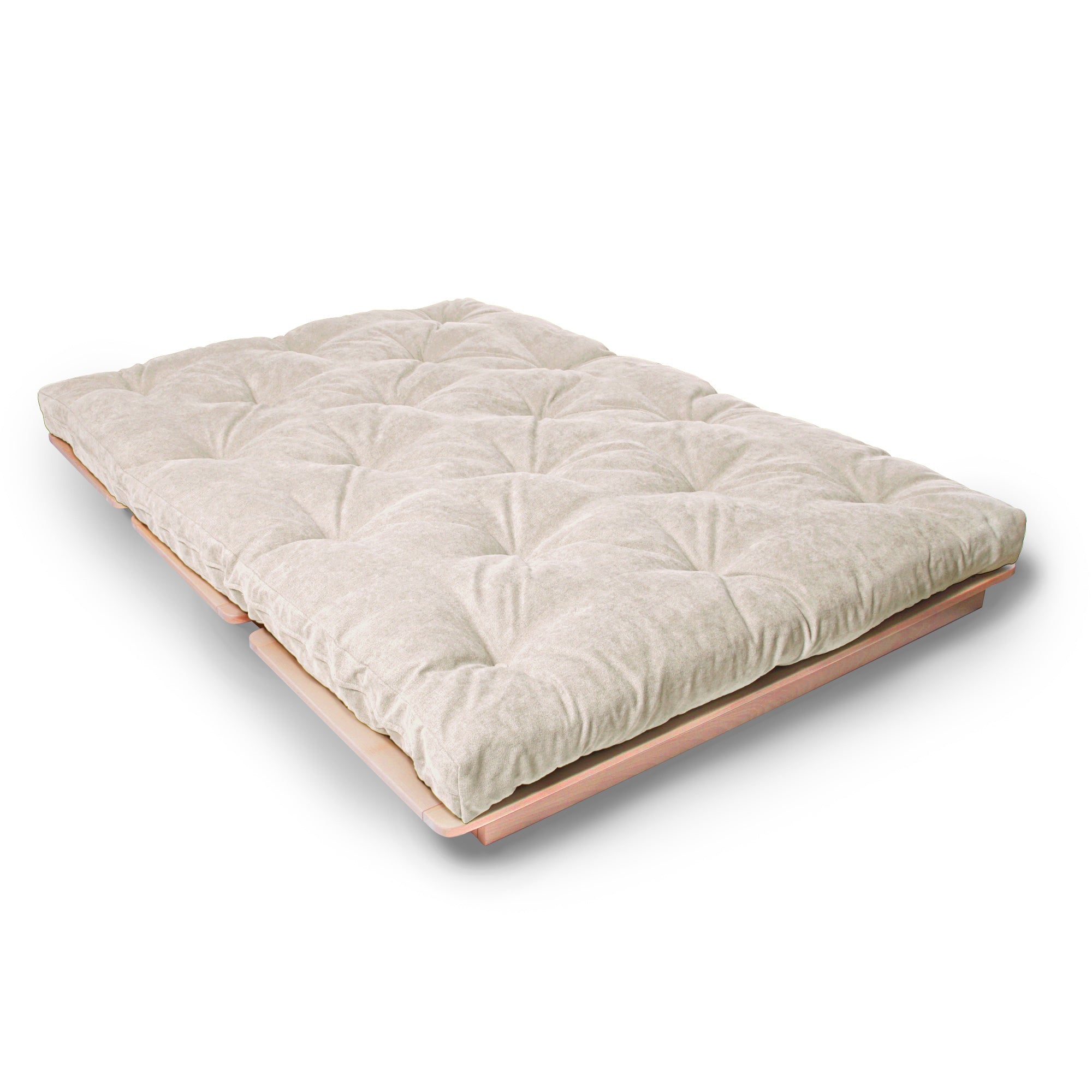 LAYTI-140 Sedia futon, legno di faggio, colore naturale