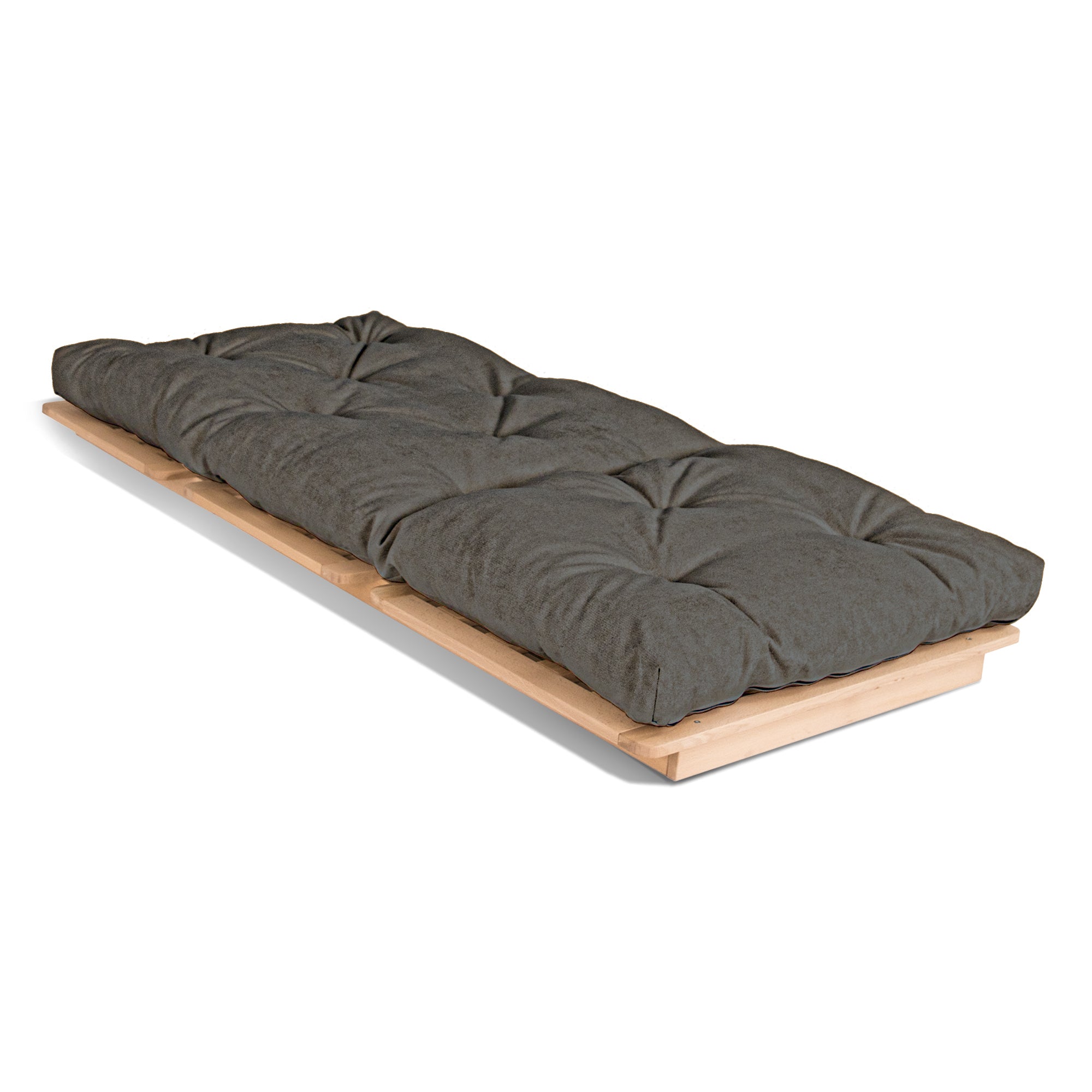 LAYTI-90 Sedia futon, struttura in legno di faggio, colore naturale