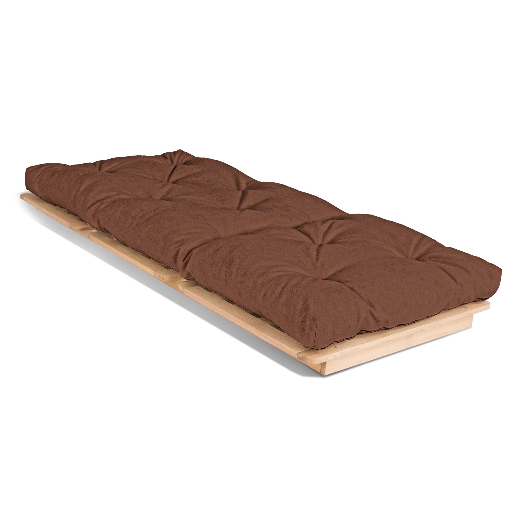 LAYTI-90 Sedia futon, struttura in legno di faggio, colore naturale