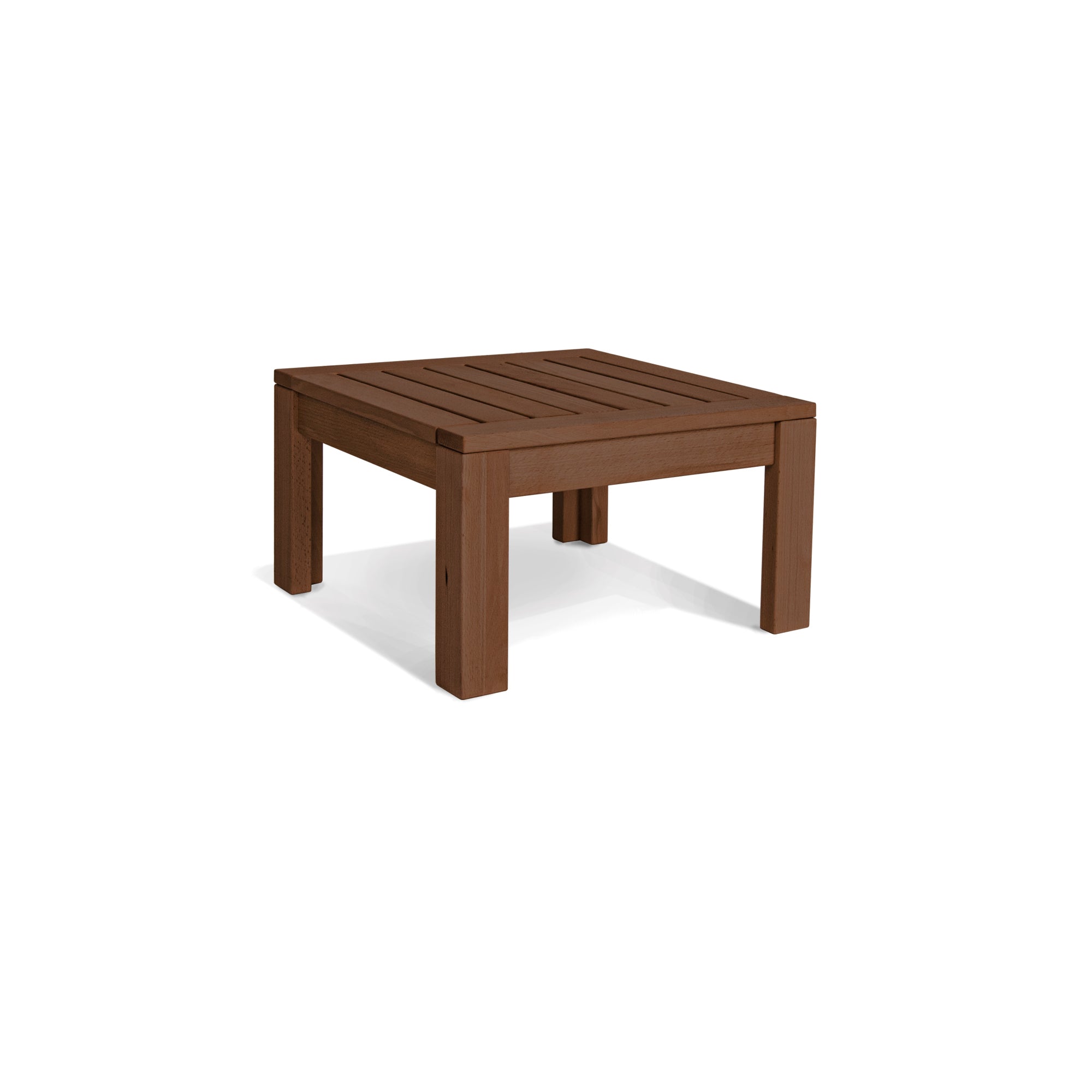 MEXICO Coffee Table-Walnut Wood-white background