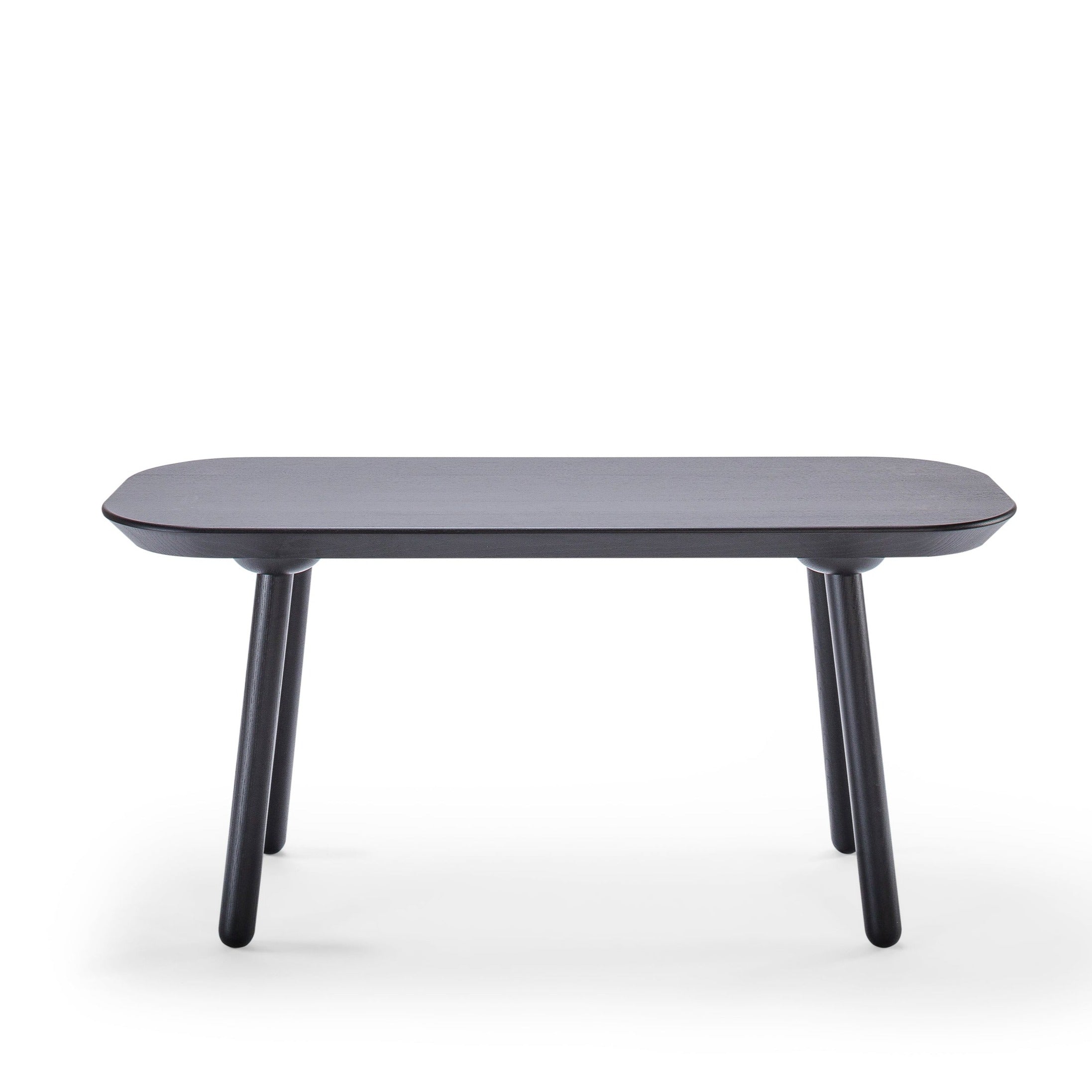 NAЇVE Bench-black ash-non upholstery-small size