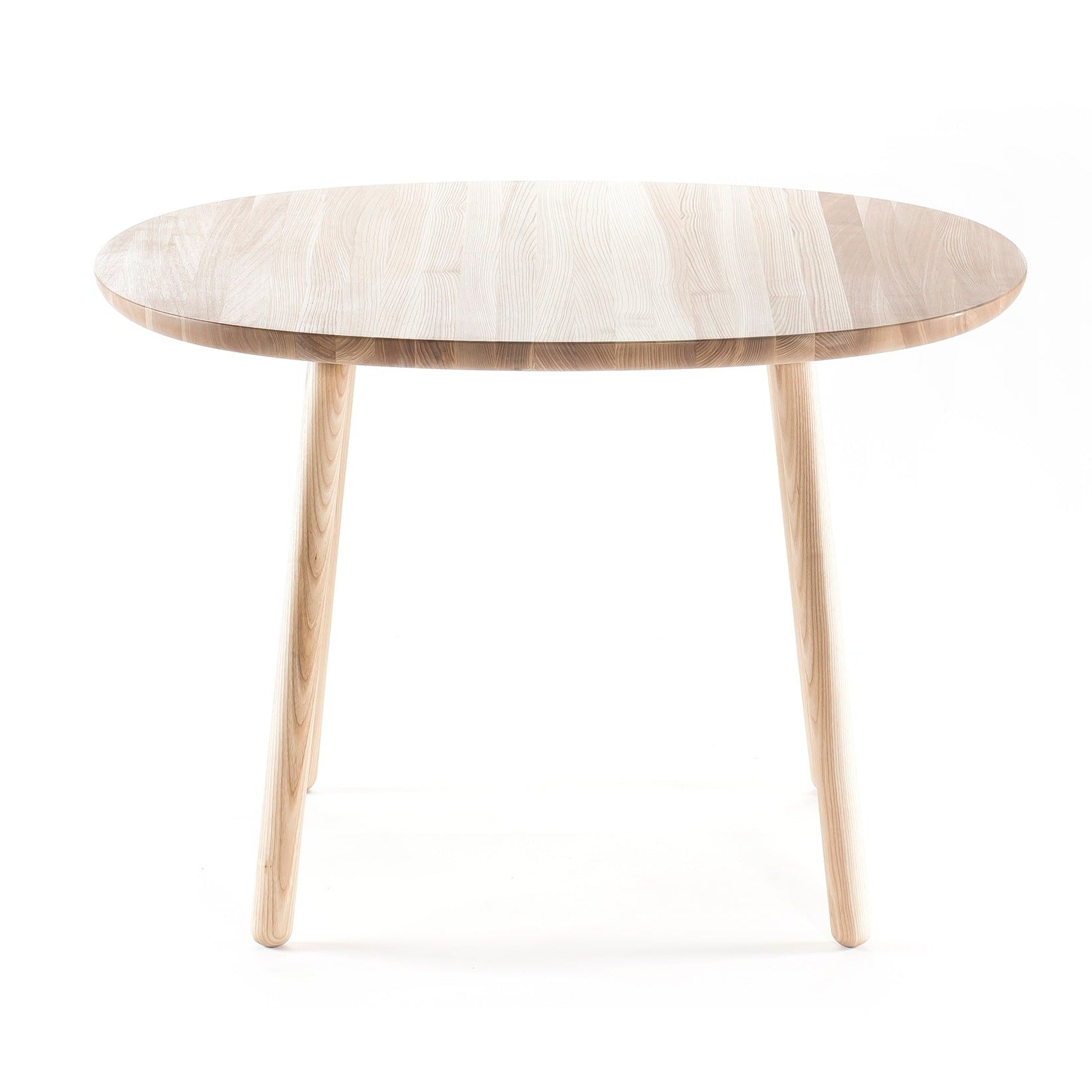 NAЇVE Dining Table 110 cm diameter natural ash-front view