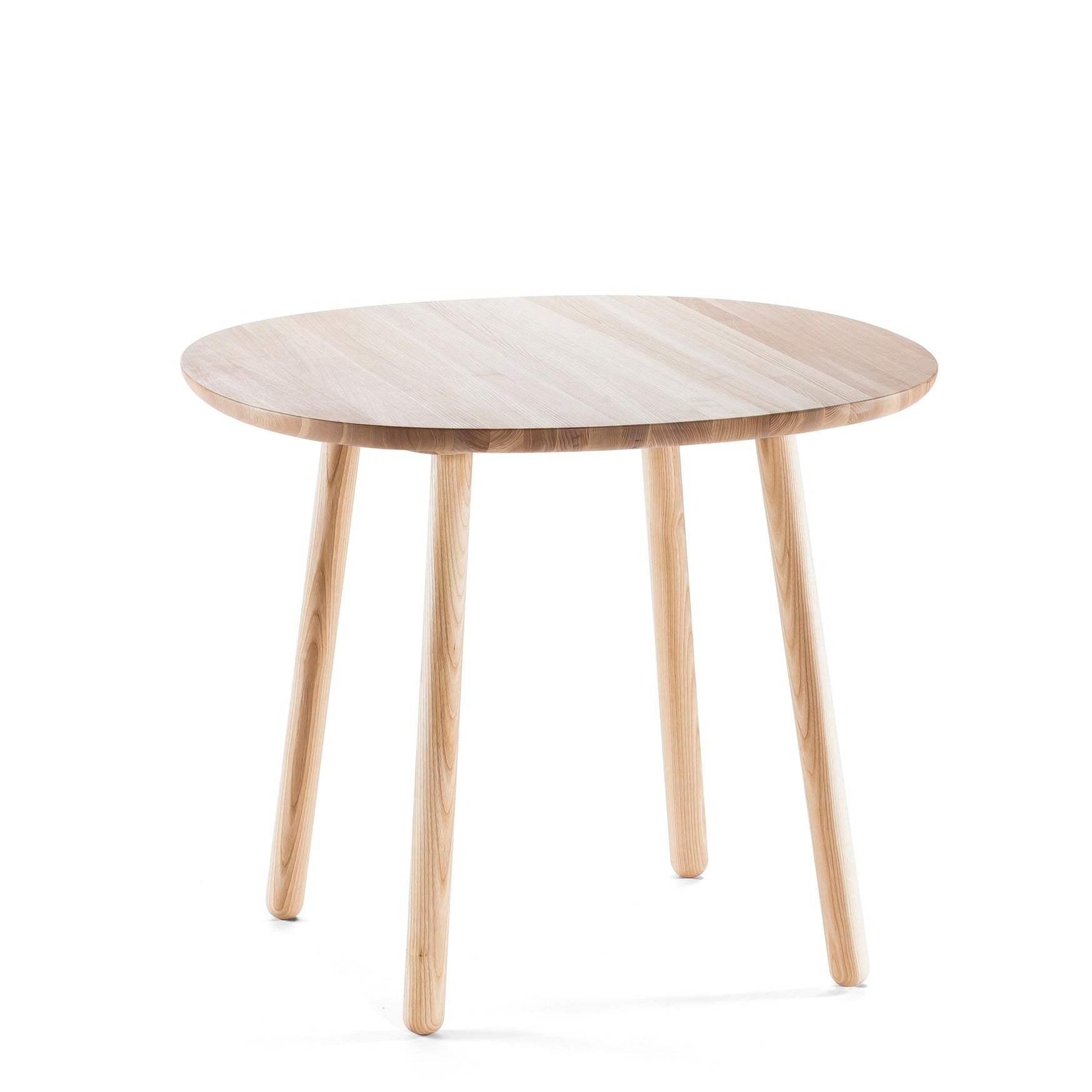 NAЇVE Dining Table 90 cm diameter natural ash-front view