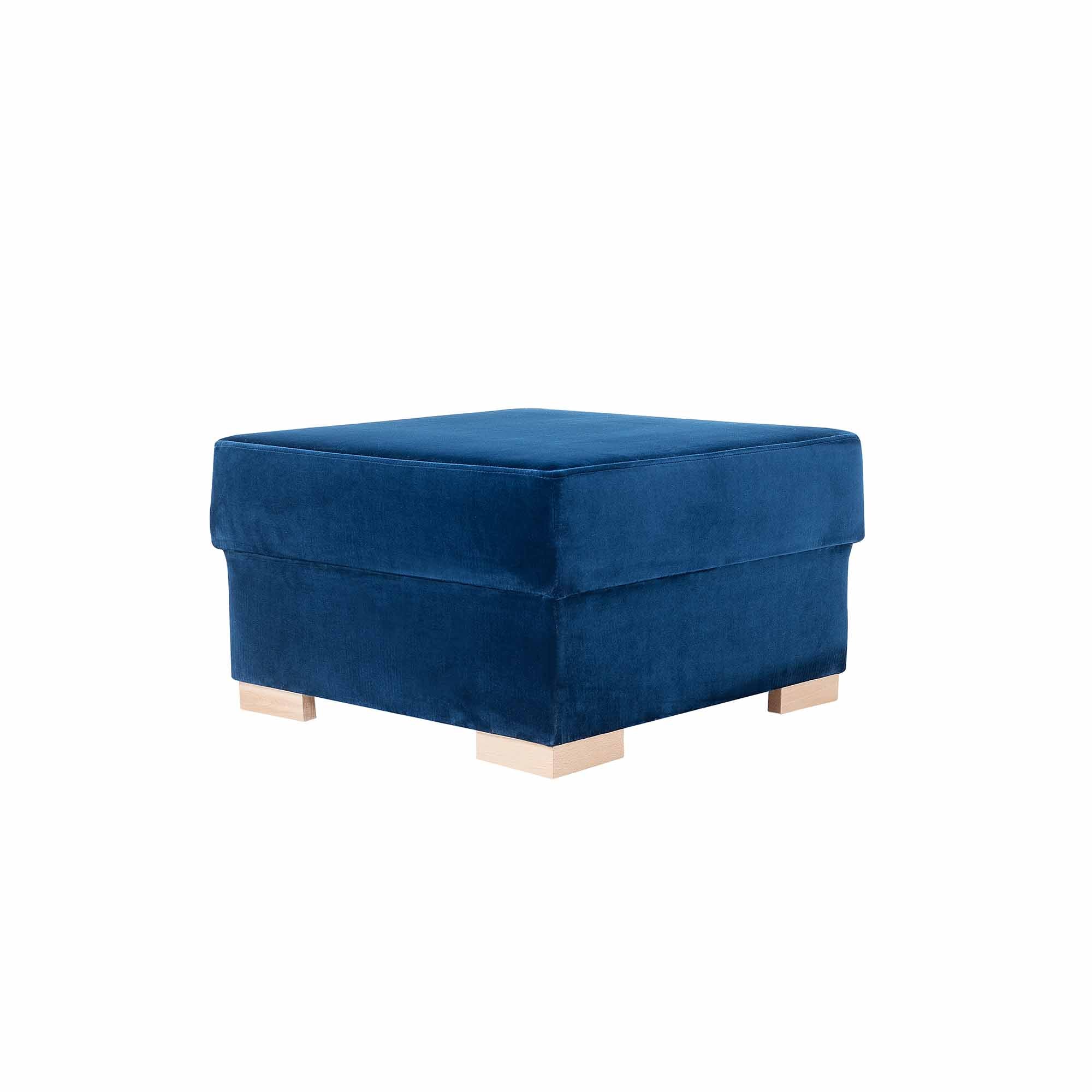 STABLE Pouffe upholstery colour  blue