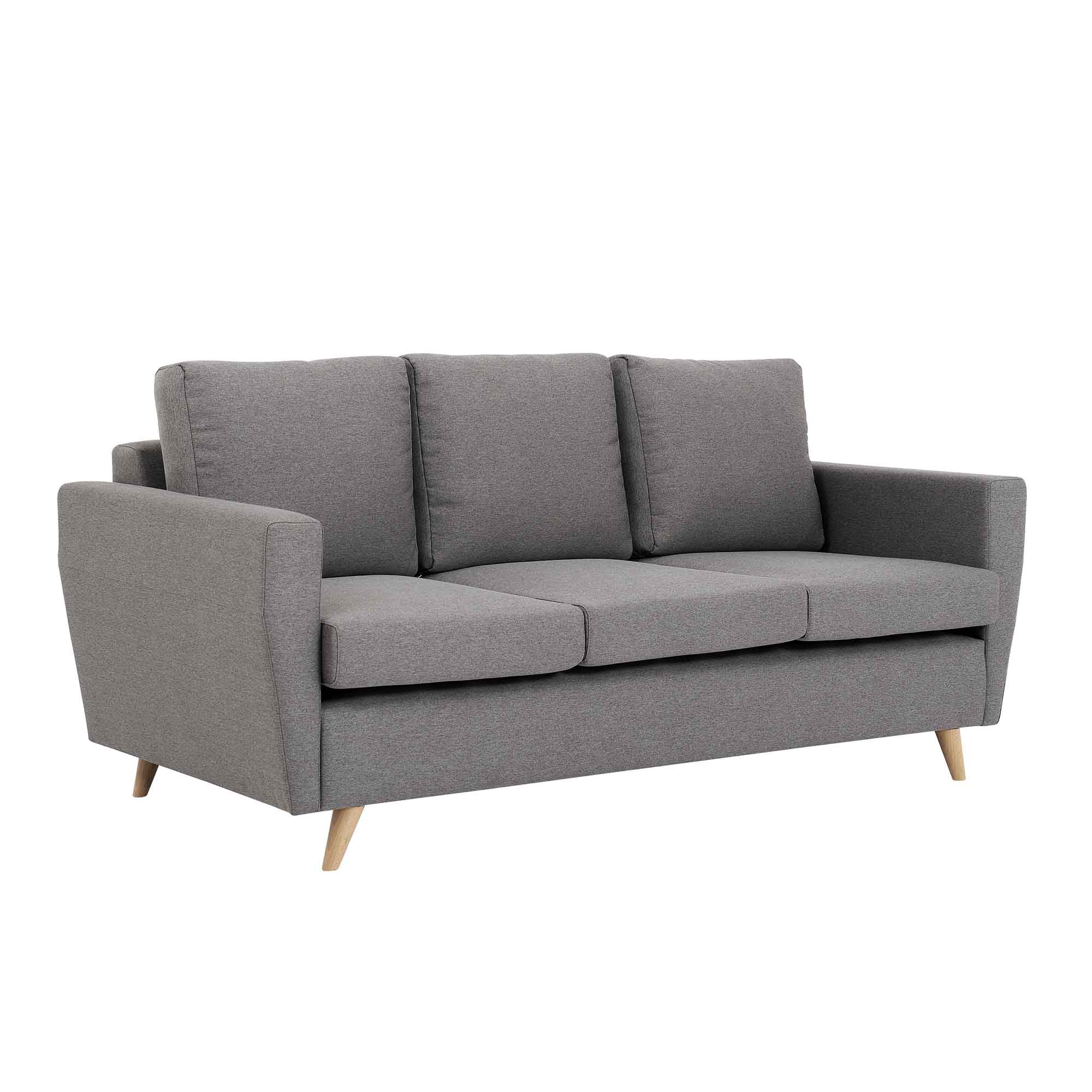 LOVER Sofa 3 Seater upholstery colour-steel grey