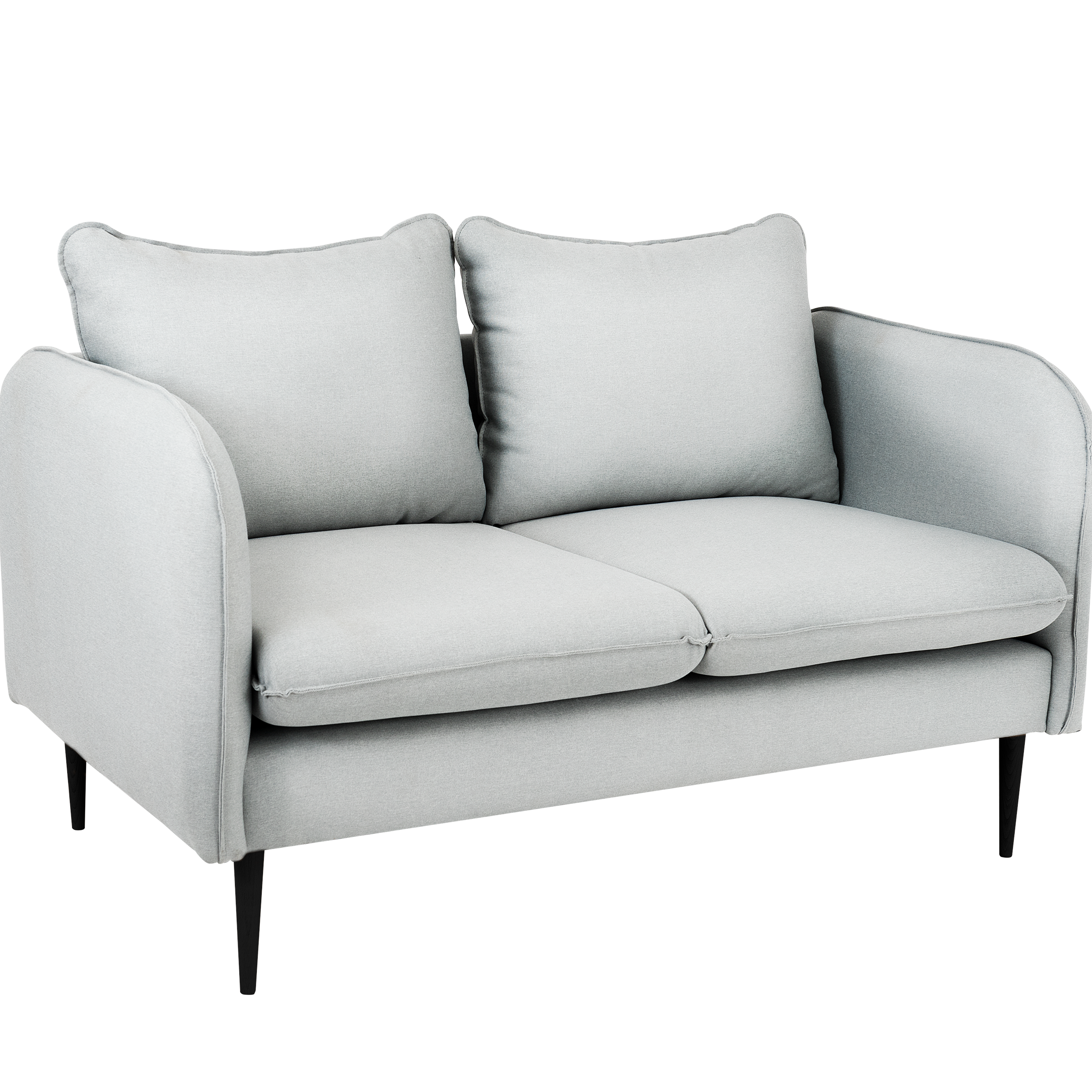 POSH BLACK Sofa 2 Seaters upholstery colour grey