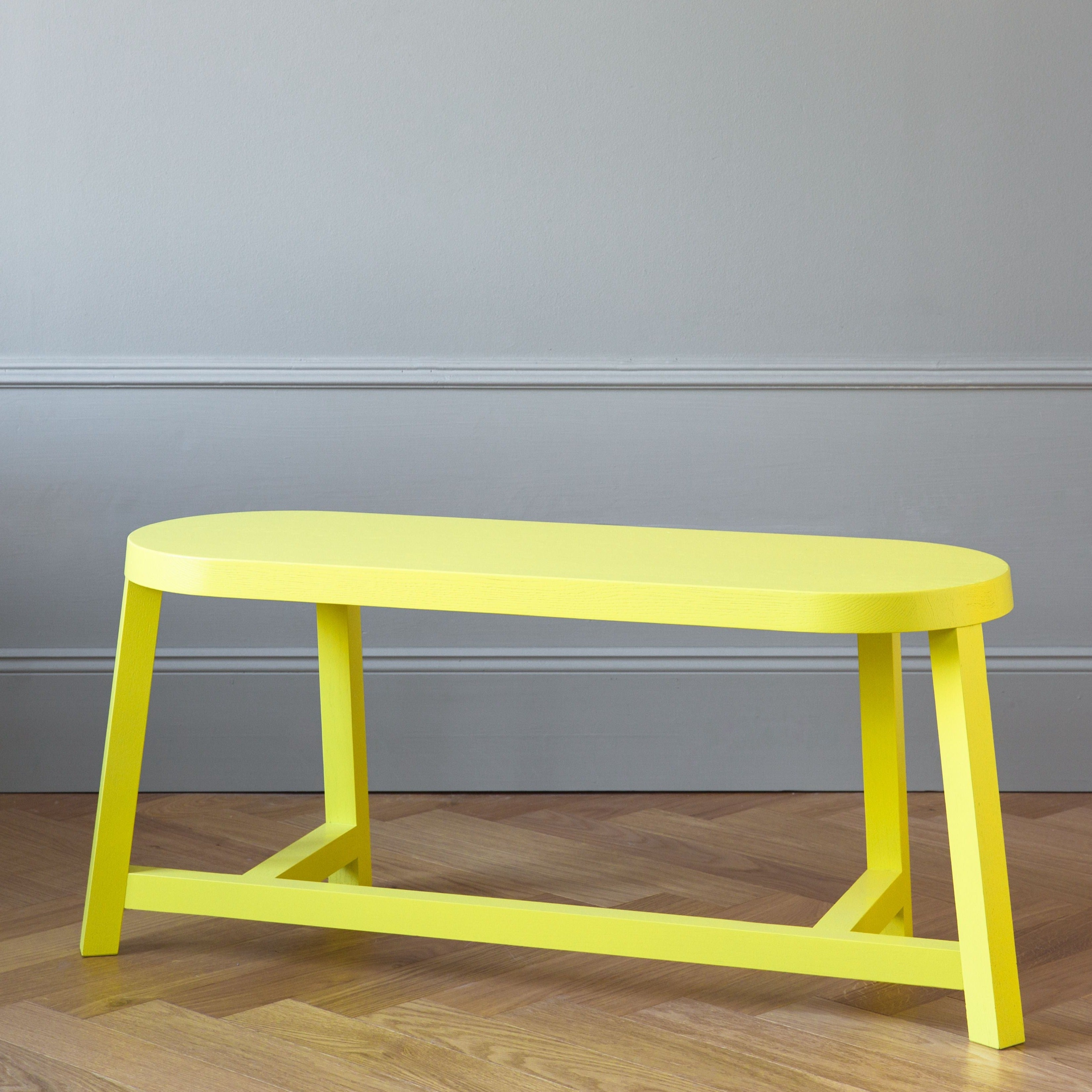 LONNA Bench Yellow Colours Oak