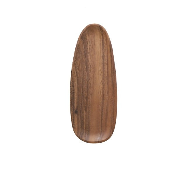 Vassoi ovali irregolari in legno massello di Acacia