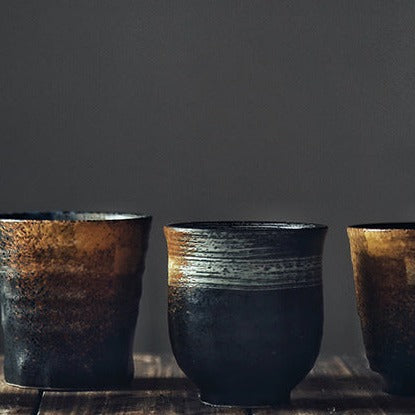 Tazza da tè in ceramica giapponese dipinta a mano