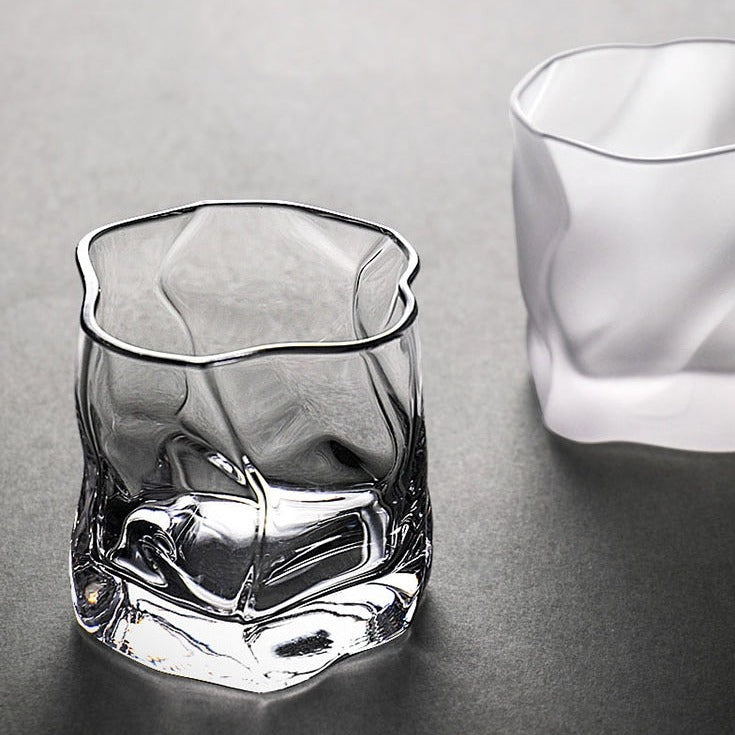 Bicchiere Da Whisky In Vetro Vecchio Stile Giapponese Glacier