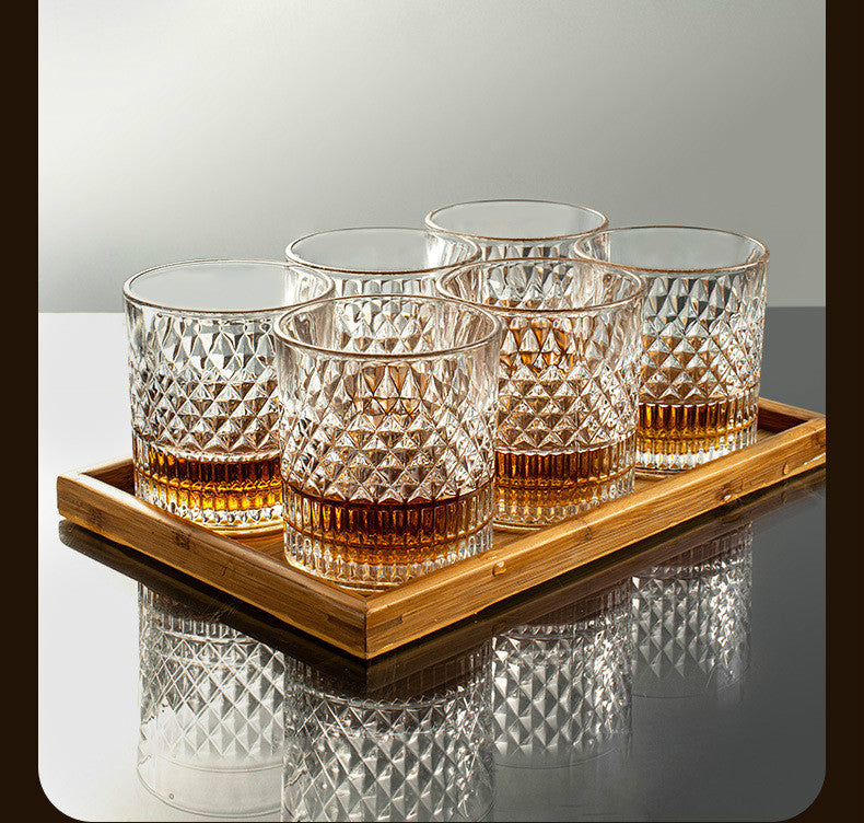 Bicchieri da whisky, bicchieri da whisky, vintage, 300 ml, set di