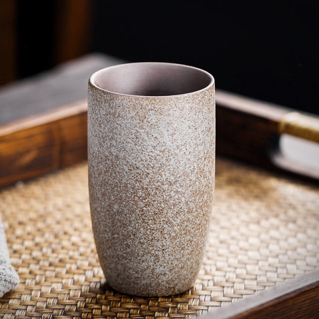 Tazze da tè vintage giapponesi retrò in gres