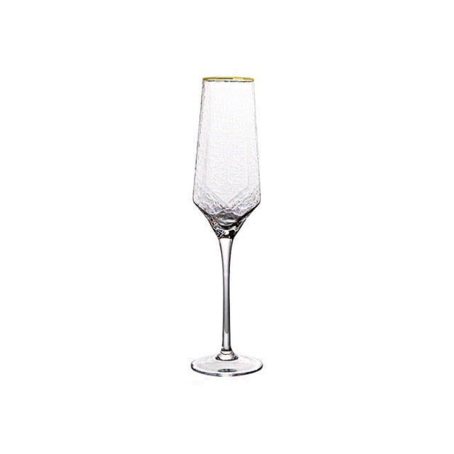 Bicchiere da vino a forma di diamante in stile nordico