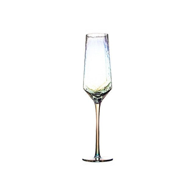 Bicchiere da vino a forma di diamante in stile nordico