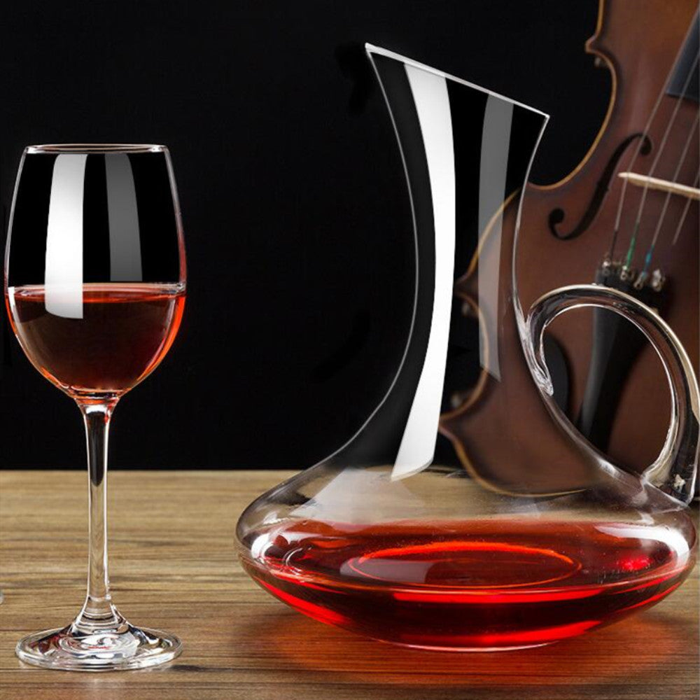 Decanter di cristallo fatto a mano