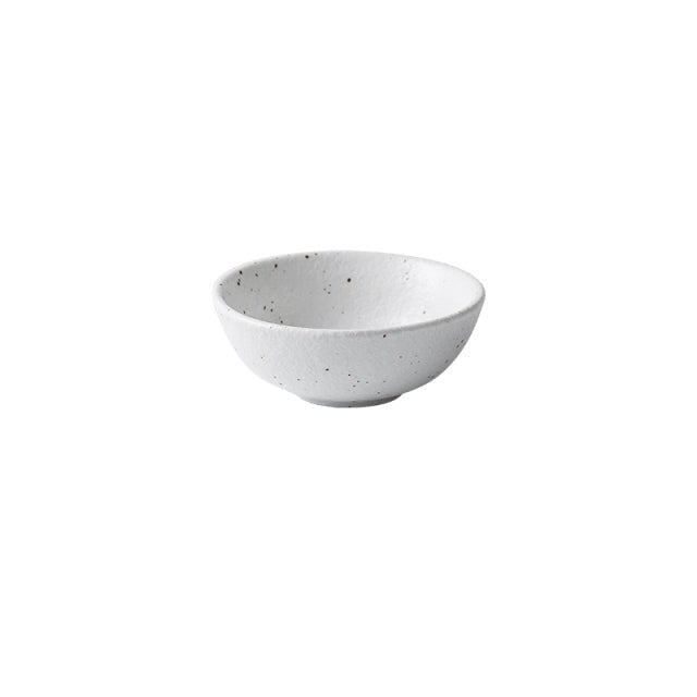 Set di piatti e ciotole in ceramica bianca stile nordico