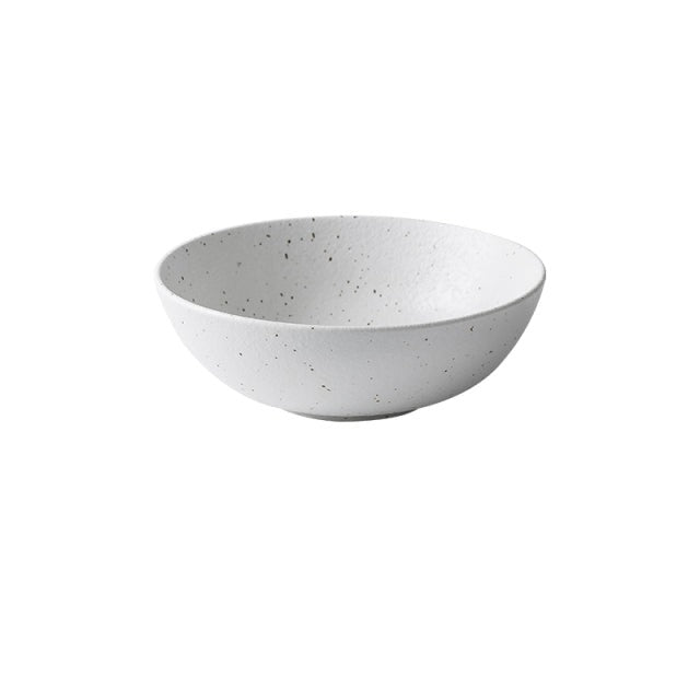 Set di piatti e ciotole in ceramica bianca stile nordico