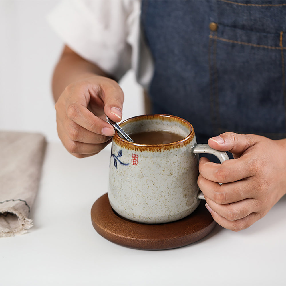 Tazza da caffè vintage in stile retrò giapponese