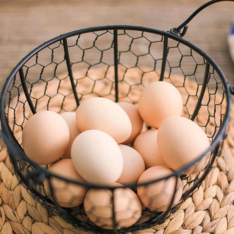 Cestino per uova in metallo da cucina