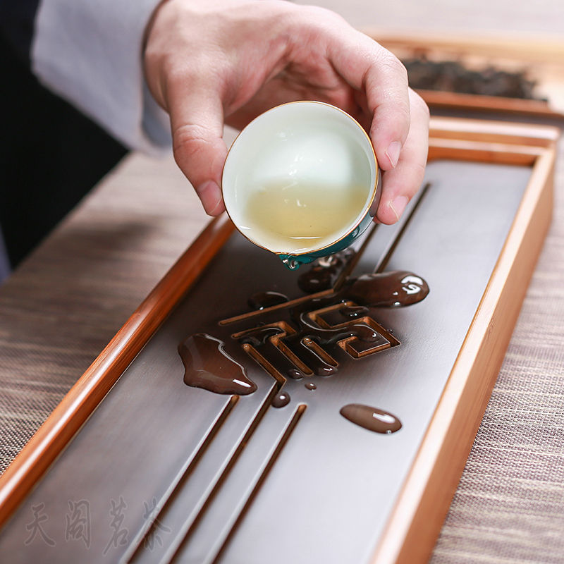 Servizio da tavolo nero per il tè Kung Fu cinese